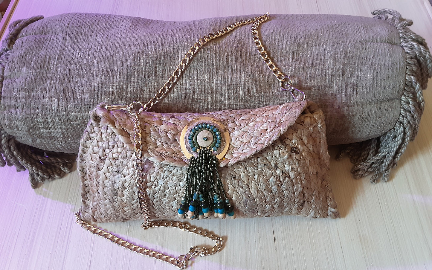 100% Jute Shoulder Bag