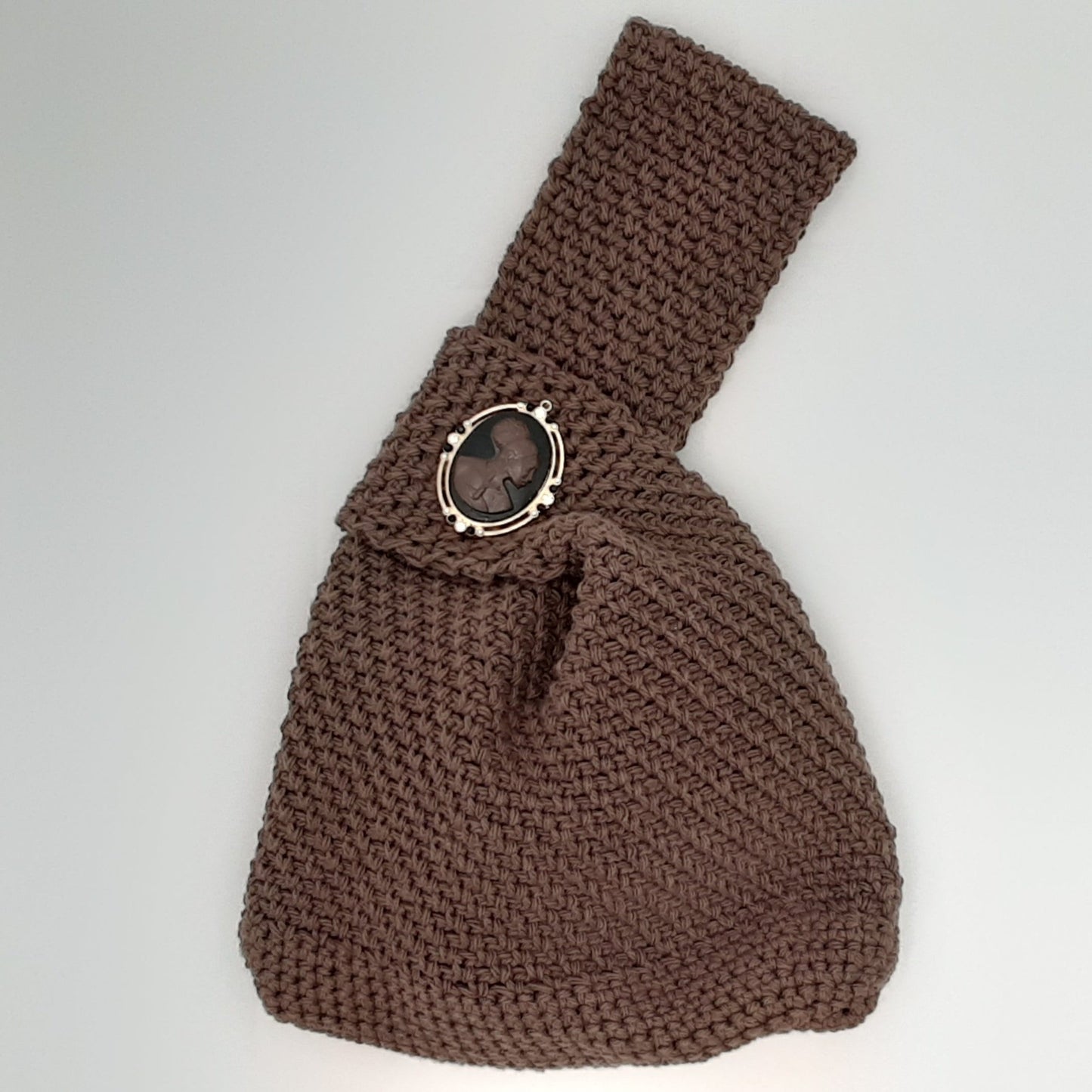 African Cameo Knot Bag