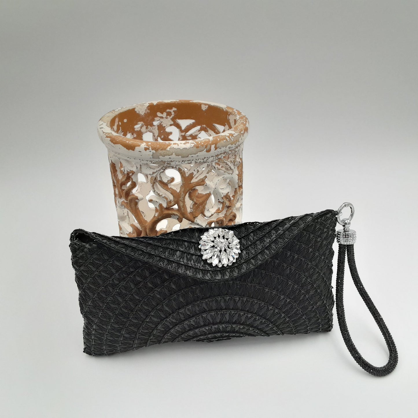 Midnight Shimmer Wristlet