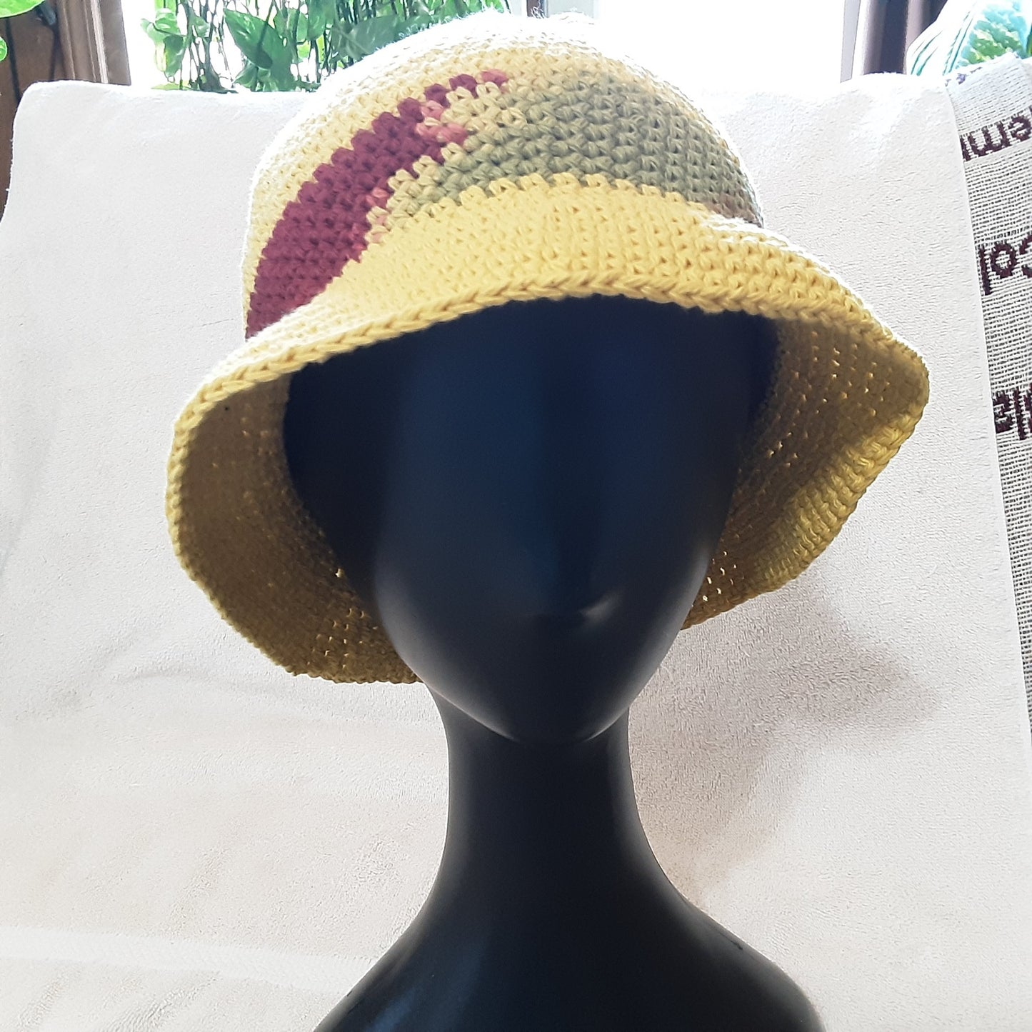 Beachy Bucket Hat Gold - Fall Colored Band