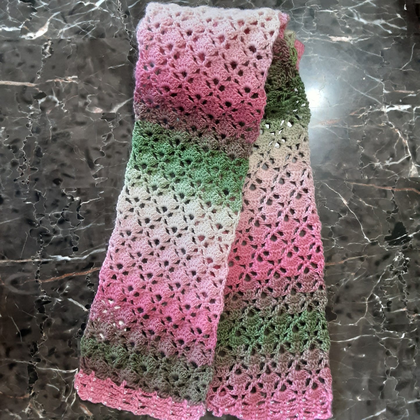 P&G Beaded Sea Spray Skinny Scarf