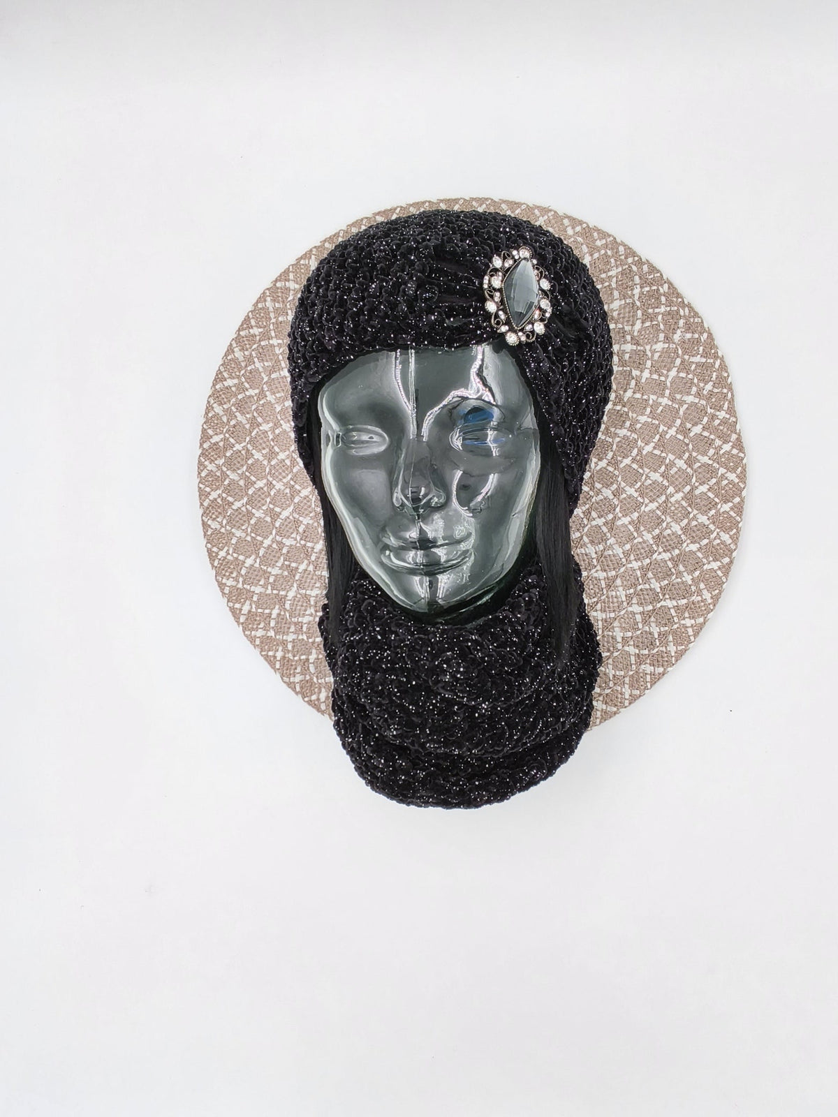Vintage Crochet Hat and Infinity Scarf set