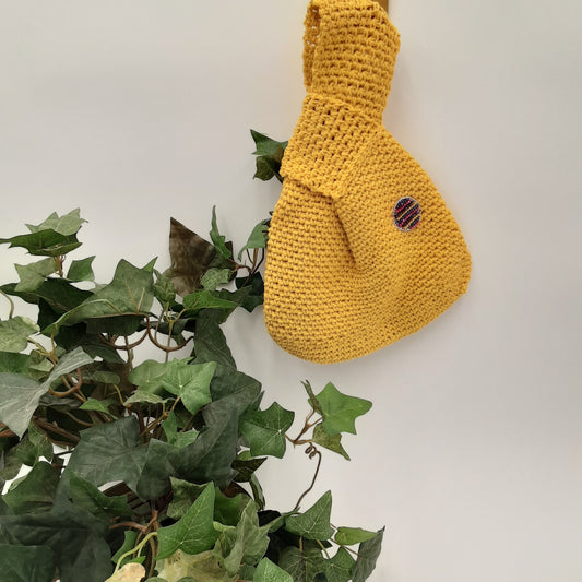 Gold Japanese Knot Bag