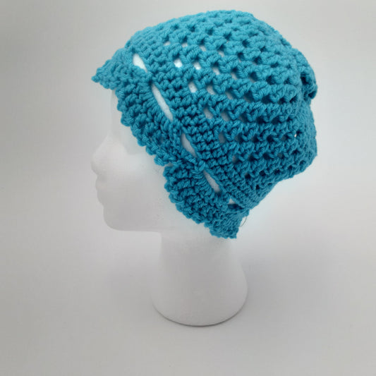 Blue Flapper Girl Hat