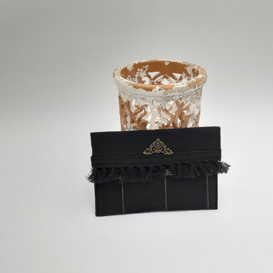 Black Vintage Clutch