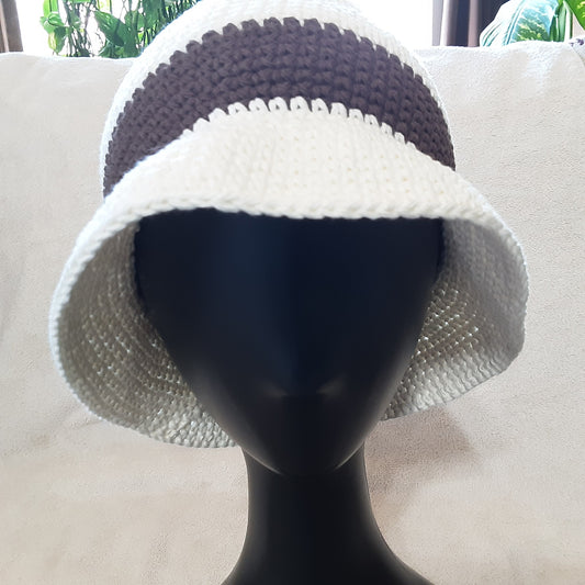 Beachy Bucket Hat - Brown Band