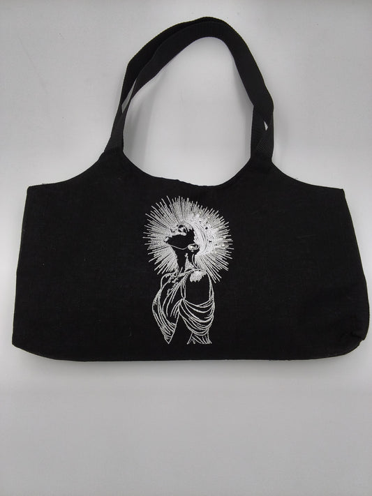 Quilted Reversible Divine Feminine/Silent Majesty Bandana Tote
