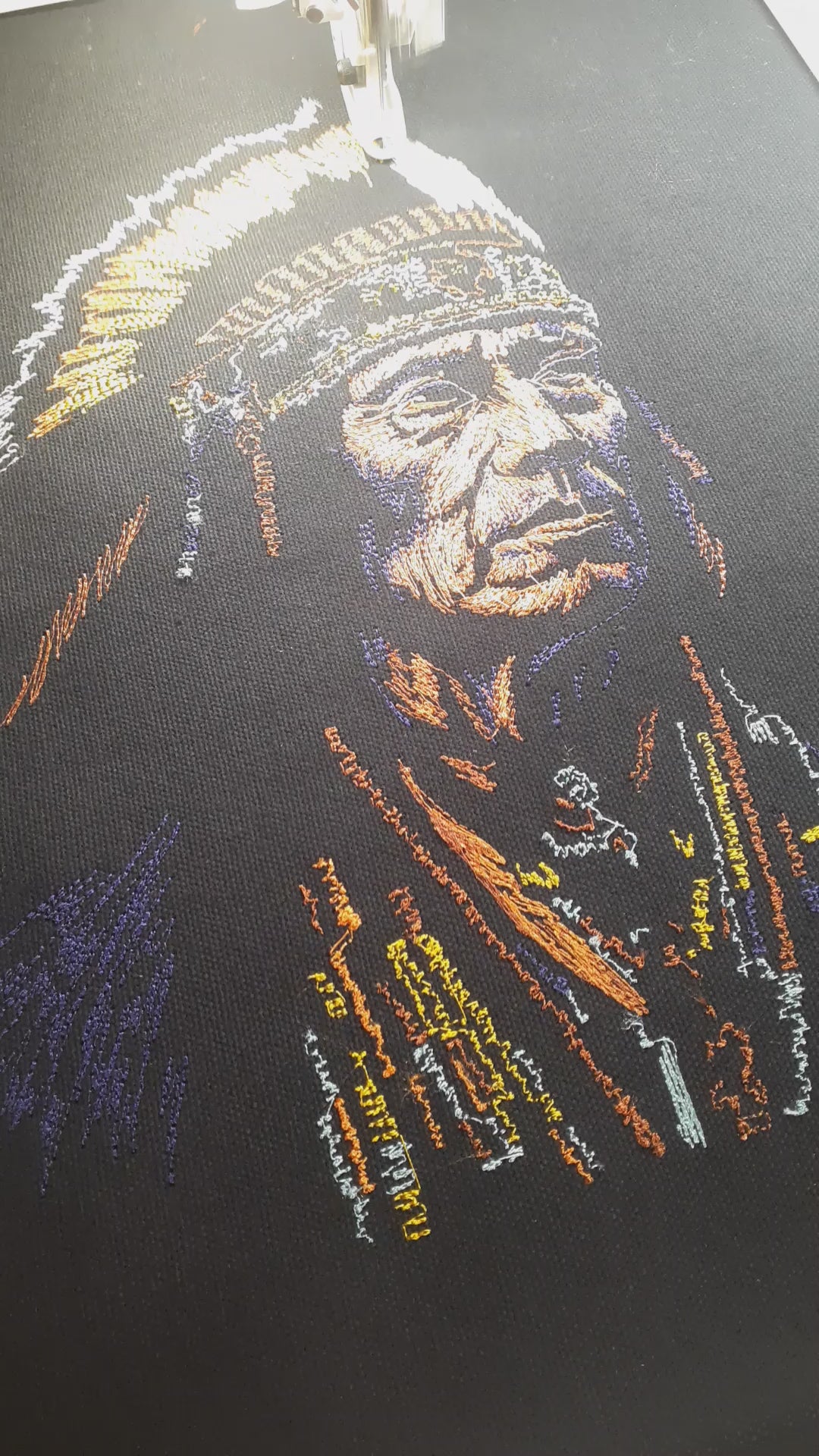 Chief Stitching out