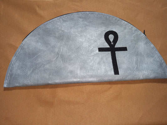 Faux Leather Ankh