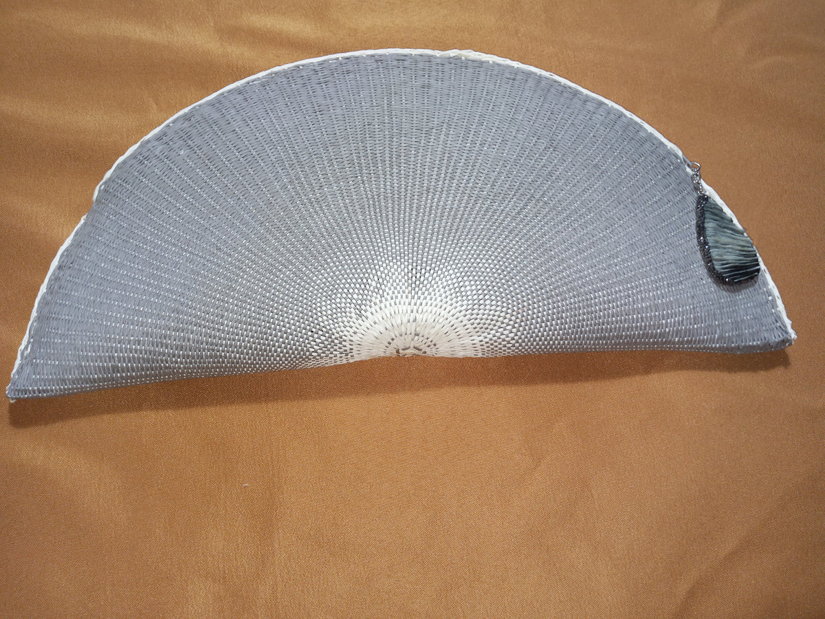 Gray Straw w/ stone
