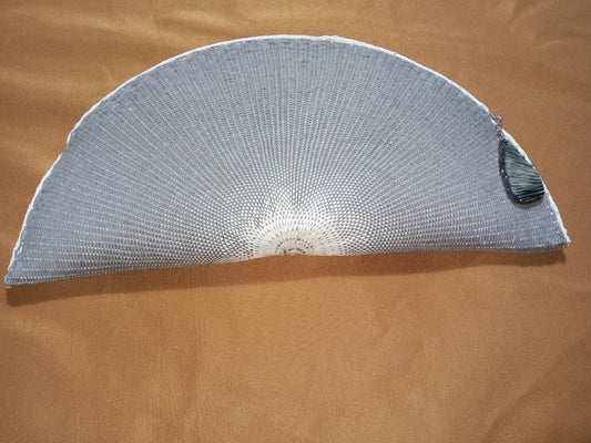 Gray Straw w/ stone